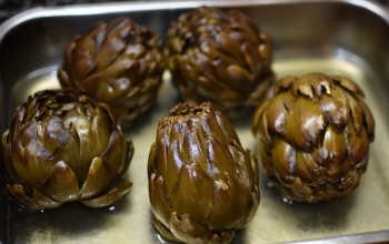 Alcachofas al horno