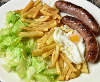 Butifarras con patatas