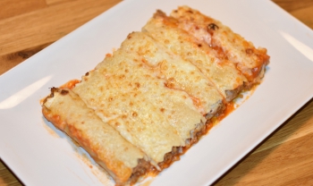 Canelones caseros de cocido