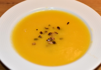 Crema de puerro y zanahoria
