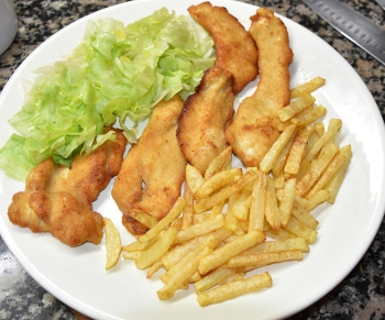 Pechuga rebozada